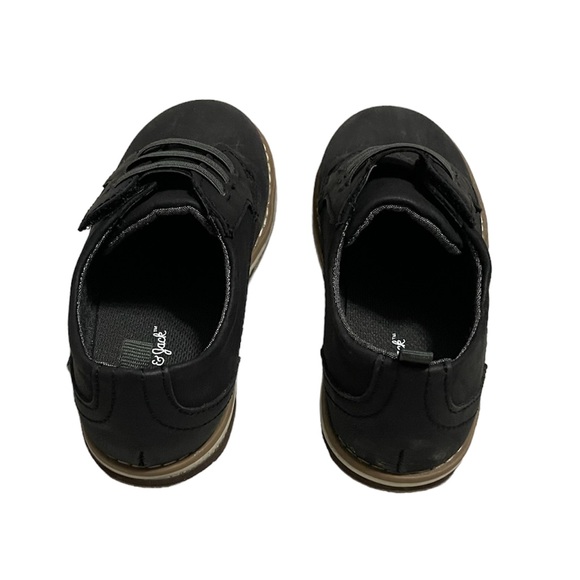 Cat & Jack Boys Black Shoes Size 12 - Picture 3 of 5
